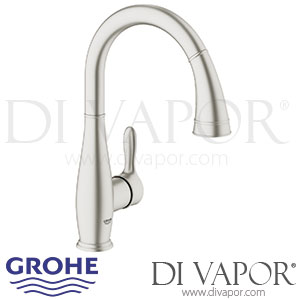 Grohe Parkfield Single-Lever Sink Mixer (1/2 Inch) - 2013 to 2016 - Spare Parts 30215DC0 GEN1